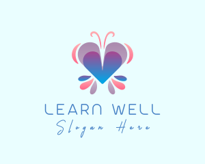 Butterfly Heart Wellness logo design