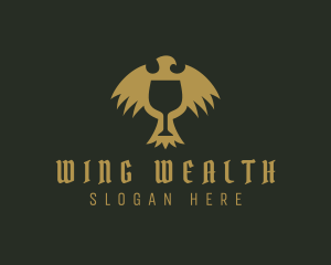 Medieval Eagle Goblet logo design