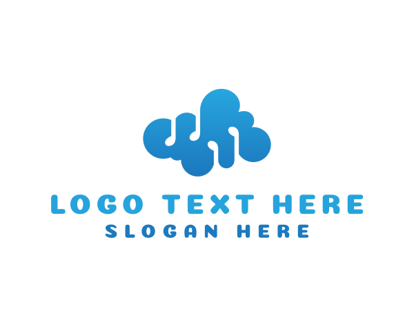 Blue Cloud logo example 2