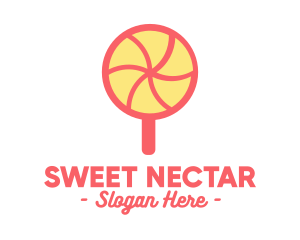 Sweet Lollipop Candy logo design