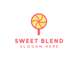 Sweet Lollipop Candy logo design