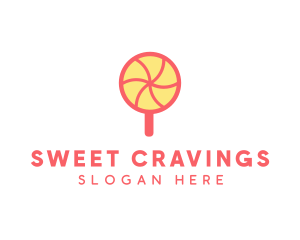 Sweet Lollipop Candy logo design