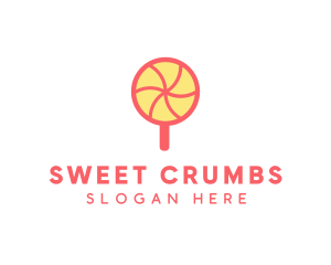 Sweet Lollipop Candy logo design