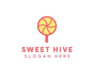 Sweet Lollipop Candy logo design