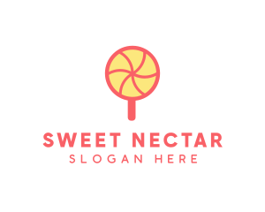 Sweet Lollipop Candy logo design