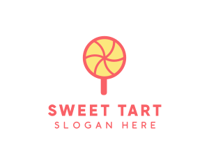 Sweet Lollipop Candy logo design