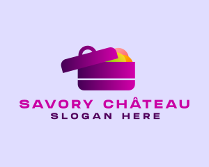 Packed Food Box  logo design