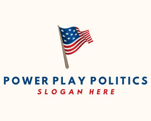 American Political Flag logo