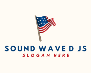 American Political Flag logo design