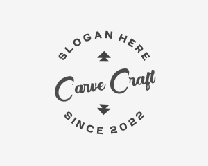 Cursive Business Craft logo design