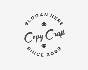 Cursive Business Craft logo design