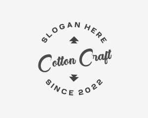 Cursive Business Craft logo design