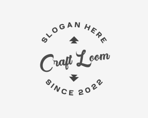 Cursive Business Craft logo design