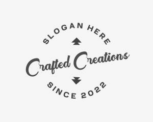 Cursive Business Craft logo design