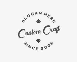 Cursive Business Craft logo design