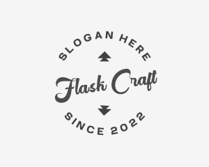 Cursive Business Craft logo design