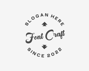 Cursive Business Craft logo design