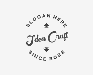 Cursive Business Craft logo design