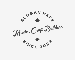 Cursive Business Craft logo design