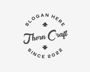 Cursive Business Craft logo design