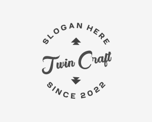 Cursive Business Craft logo design