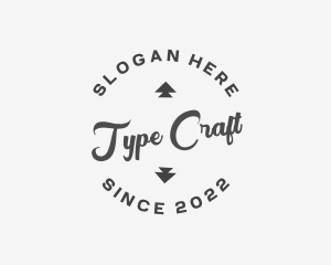 Cursive Business Craft logo design