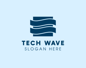 Waves Tech Software logo design