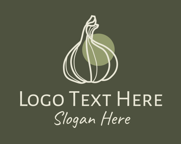 Garlic logo example 2