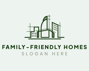 Eco Friendly Home Property logo design