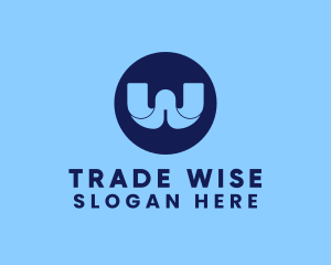Digital Trade Business Letter W logo