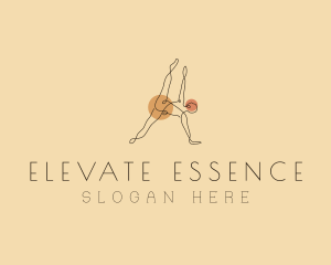 Abstract Yoga Stretch logo