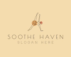 Abstract Yoga Stretch logo