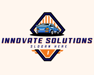 Automotive Race Car logo