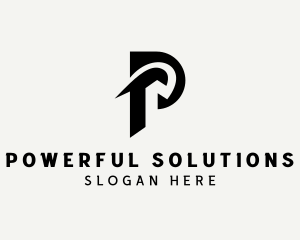 Professional Brand Letter P  logo design