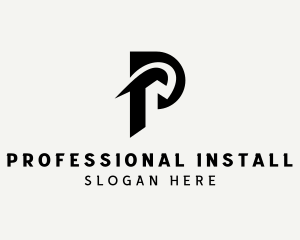 Professional Brand Letter P  logo design