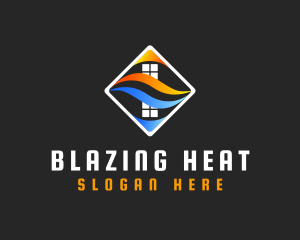 Property Heating Cooling logo design