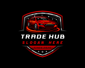 Car Shield Vehicle logo design