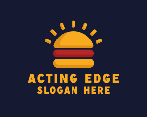 Morning Burger Sandwich logo design