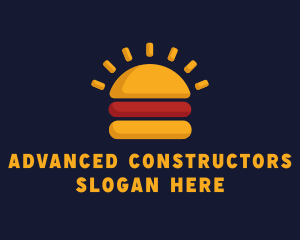 Morning Burger Sandwich logo design