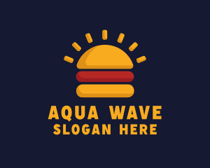 Morning Burger Sandwich logo design