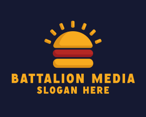 Morning Burger Sandwich logo design