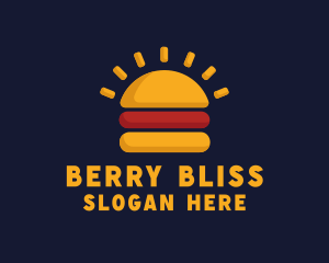 Morning Burger Sandwich logo design