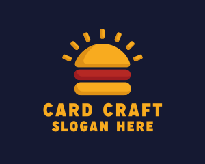 Morning Burger Sandwich logo design