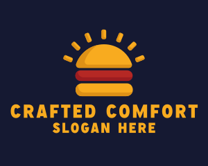 Morning Burger Sandwich logo design