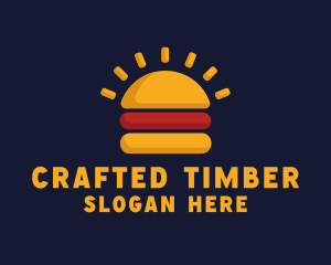 Morning Burger Sandwich logo design