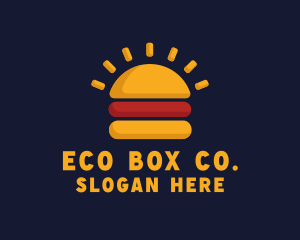 Morning Burger Sandwich logo design