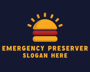 Morning Burger Sandwich logo design