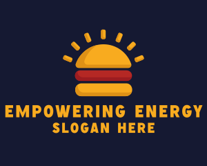 Morning Burger Sandwich logo design