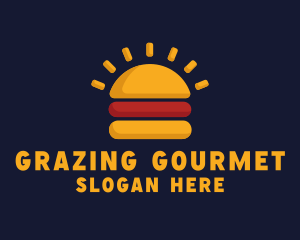 Morning Burger Sandwich logo design