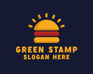 Morning Burger Sandwich logo design